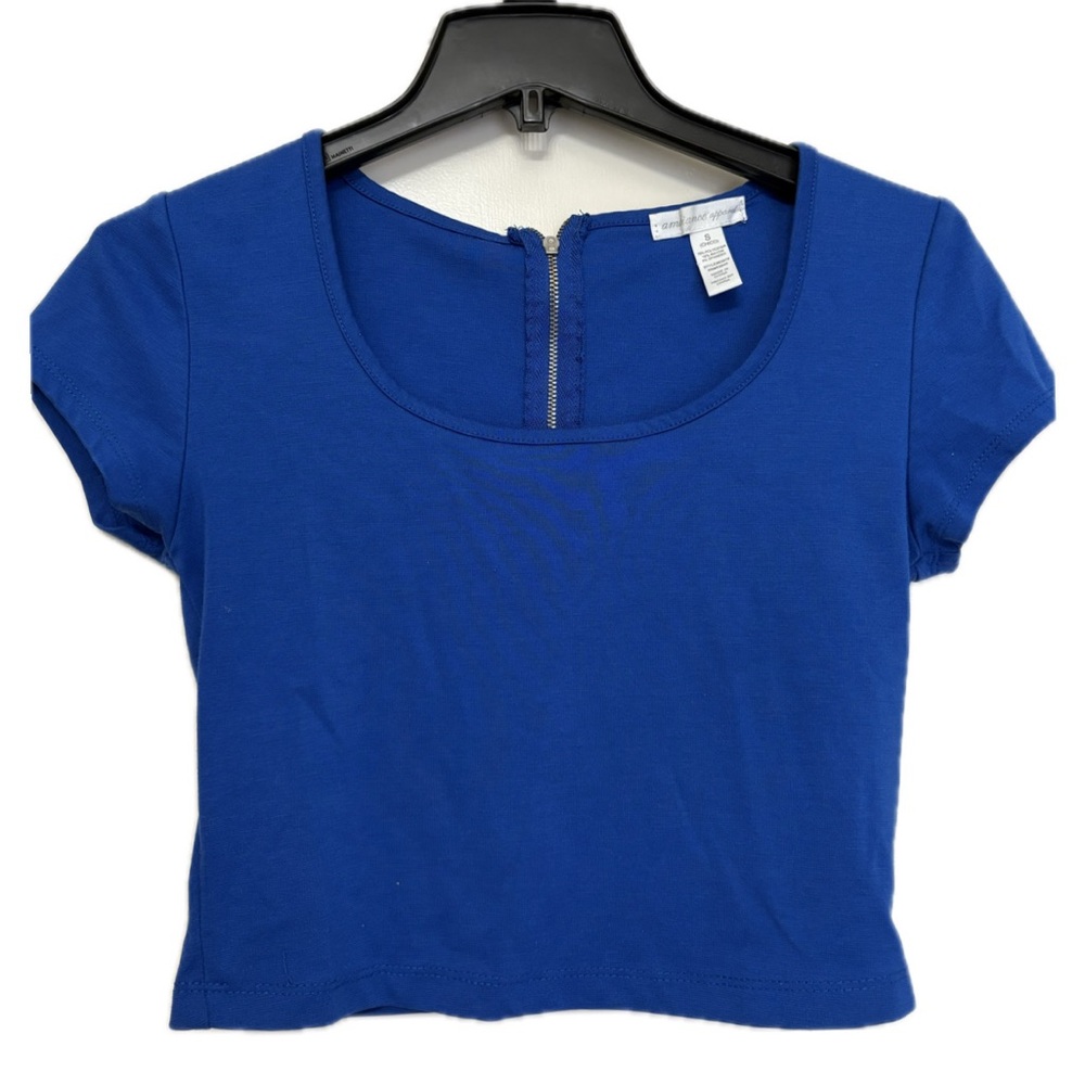 Blue Women's Crop Top